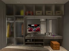 Modern Minimalist Bedroom for Apartment