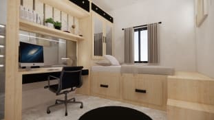 Minimalist Aesthetic Bedroom.