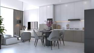 Apartment Living Room Penthouse
