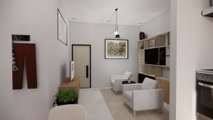 Japandi Studio Apartment
