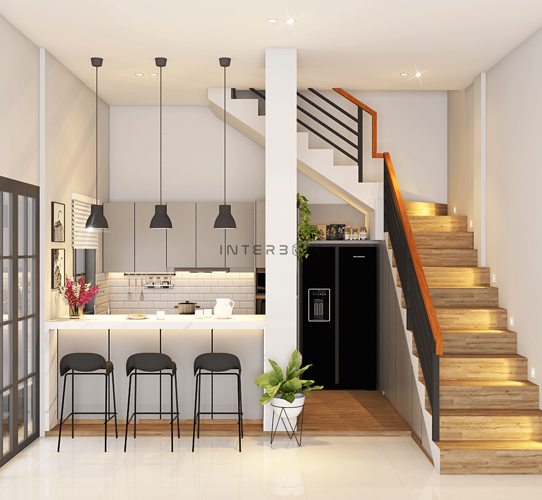 KITCHEN MIX UNDER STAIRS