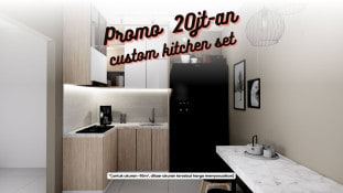 PROMO CUSTOM KITCHEN SET - Japandi Kitchen Set