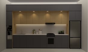 Luxury themed kitchen set
