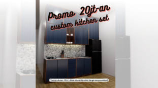 PROMO CUSTOM KITCHEN SET - MODERN KONTEMPORER STYLE