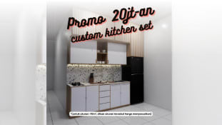 PROMO CUSTOM KITCHEN SET - JAPANDI STYLE