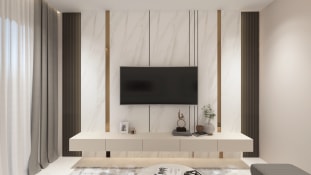 MODERN MINIMALIST LIVING ROOM