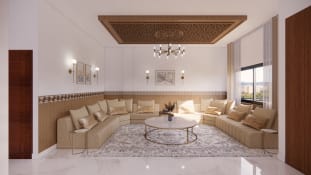 Luxury -Moroccoan Living Room 1 & 2