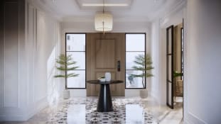 Foyer & Living Room
