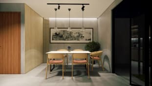 Japanese Industrial Eveline kitchen and dining