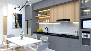Ms. N Minimalist Kitchen