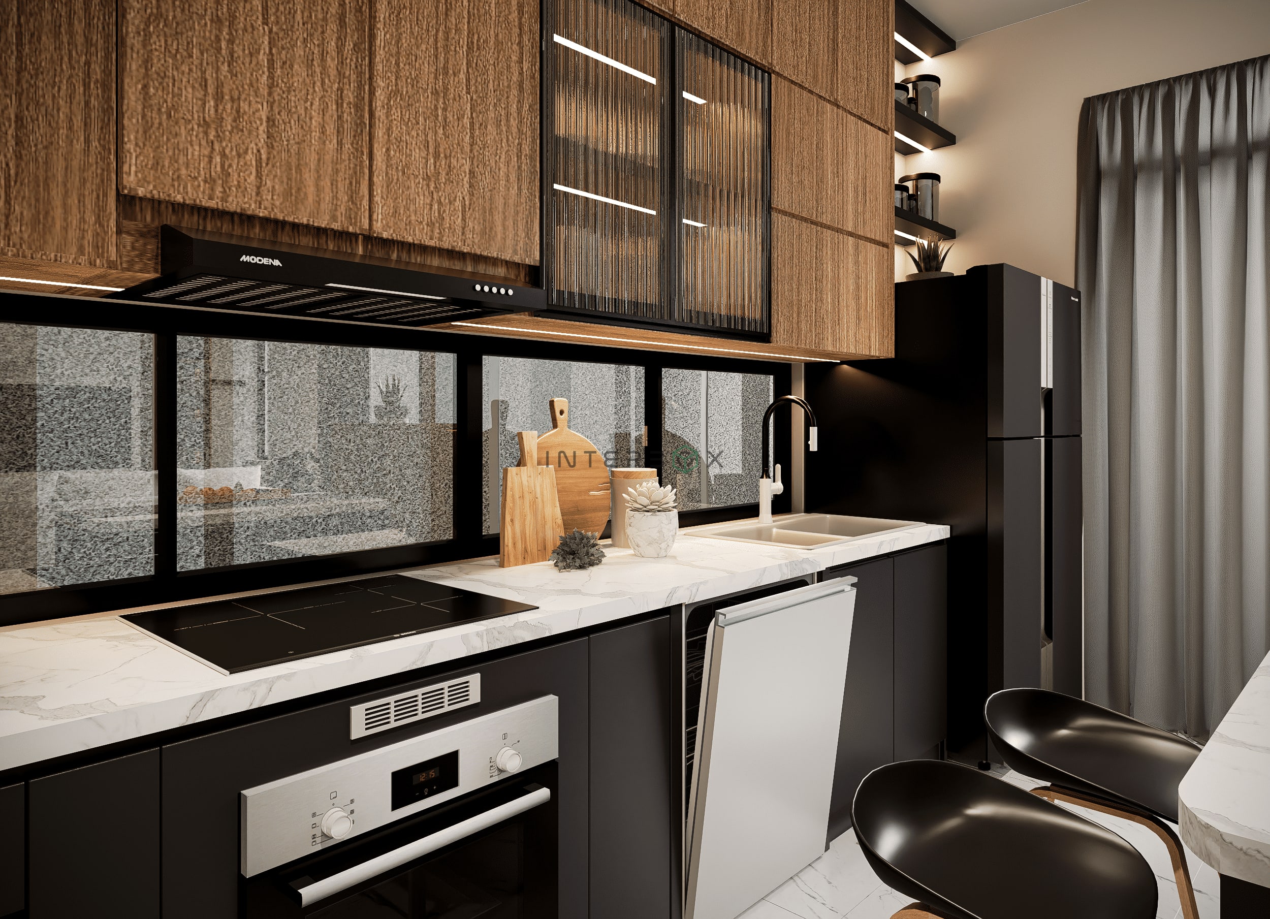 Modern Kitchen Set