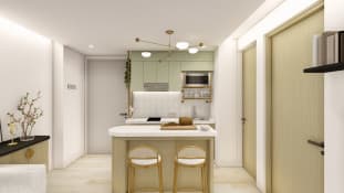 Japandi Kitchen Apartment