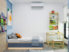Blue Baby Kid Bedroom