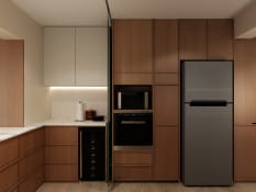 Retro Japandi Dry & Wet Kitchen