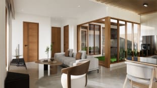 Modern Kontemporer Living Room