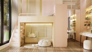 Modern Japandi Kids Bedroom