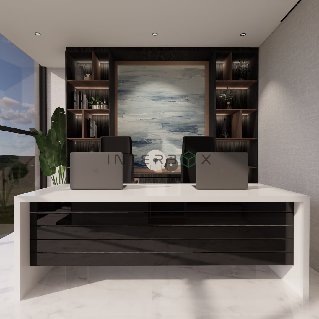 Couple Home Office