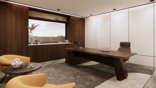 Modern Minimalist Home Office