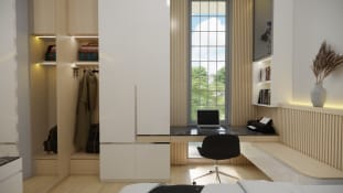 Japandi bedroom