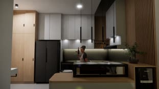 A cozy kitchen