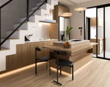 Kitchen and Island D-House