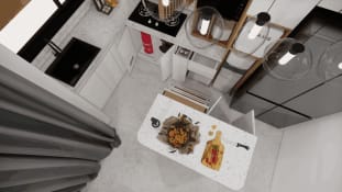 Kitchen Set dan Island Japandi