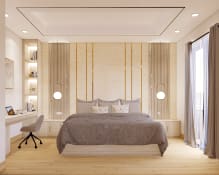 Bright Modern Japandi Bedroom