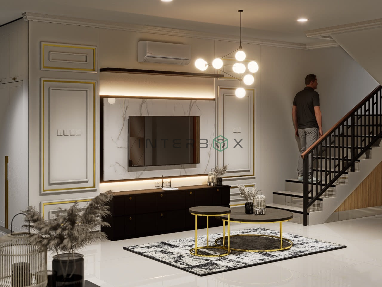 Goldy Classical Living Area