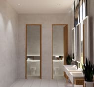 Design for a Coffee Shop Toilet in Kuta