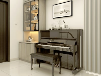 MINIMALIST PIANO ROOM