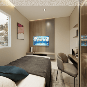 Scandinavian Warm Bedroom