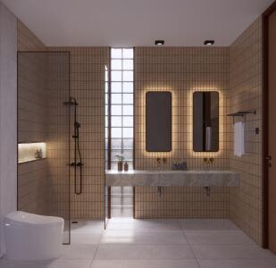 Tangerine Tranquility Bathroom X Enchanting