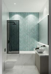 Small Bathroom with Bathtub