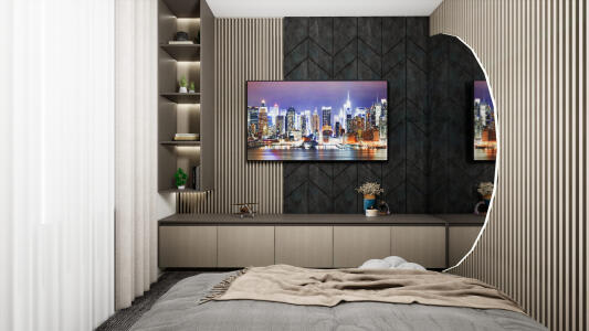 Contemporary-Minimalist Residential House Interior