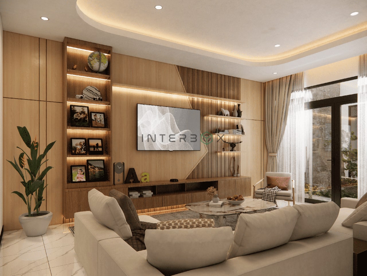 Natural Japandi Livingroom